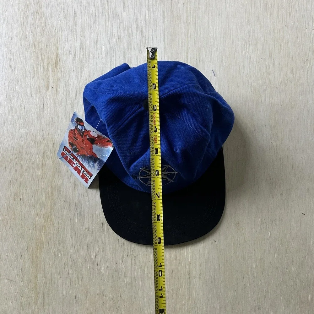 Vintage Marlboro Hat Cap Strap Back Mens One Size Blue Compass Ski Gear Outdoor